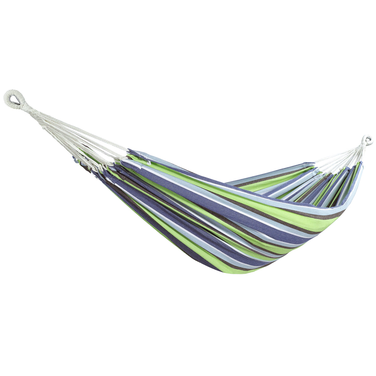 Bliss Hammocks Double Hammock in a Bag W/ Rope loops + Hanging Hardware + Universal Multi-Loop Suspension System | 60-in. Wide | 265 Lb. Capacity
