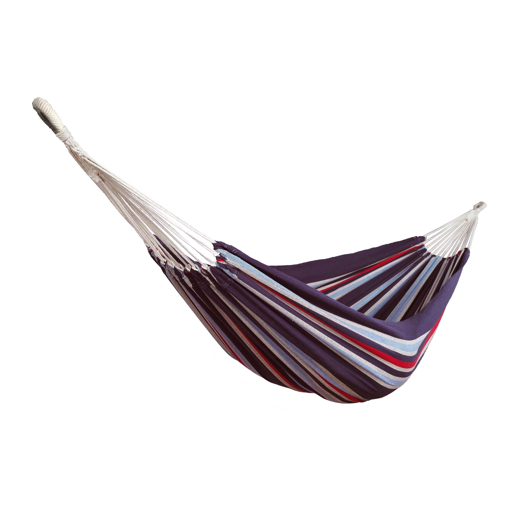Bliss Hammocks 60-inch Wide Patriot Stripe Double Hammock in a Bag.
