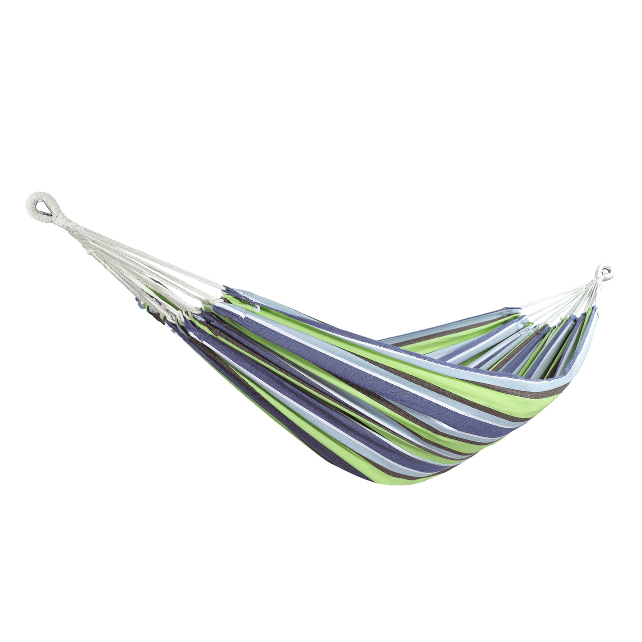 Bliss Hammocks 60-inch Wide Blue Honolulu Double Hammock in a Bag.