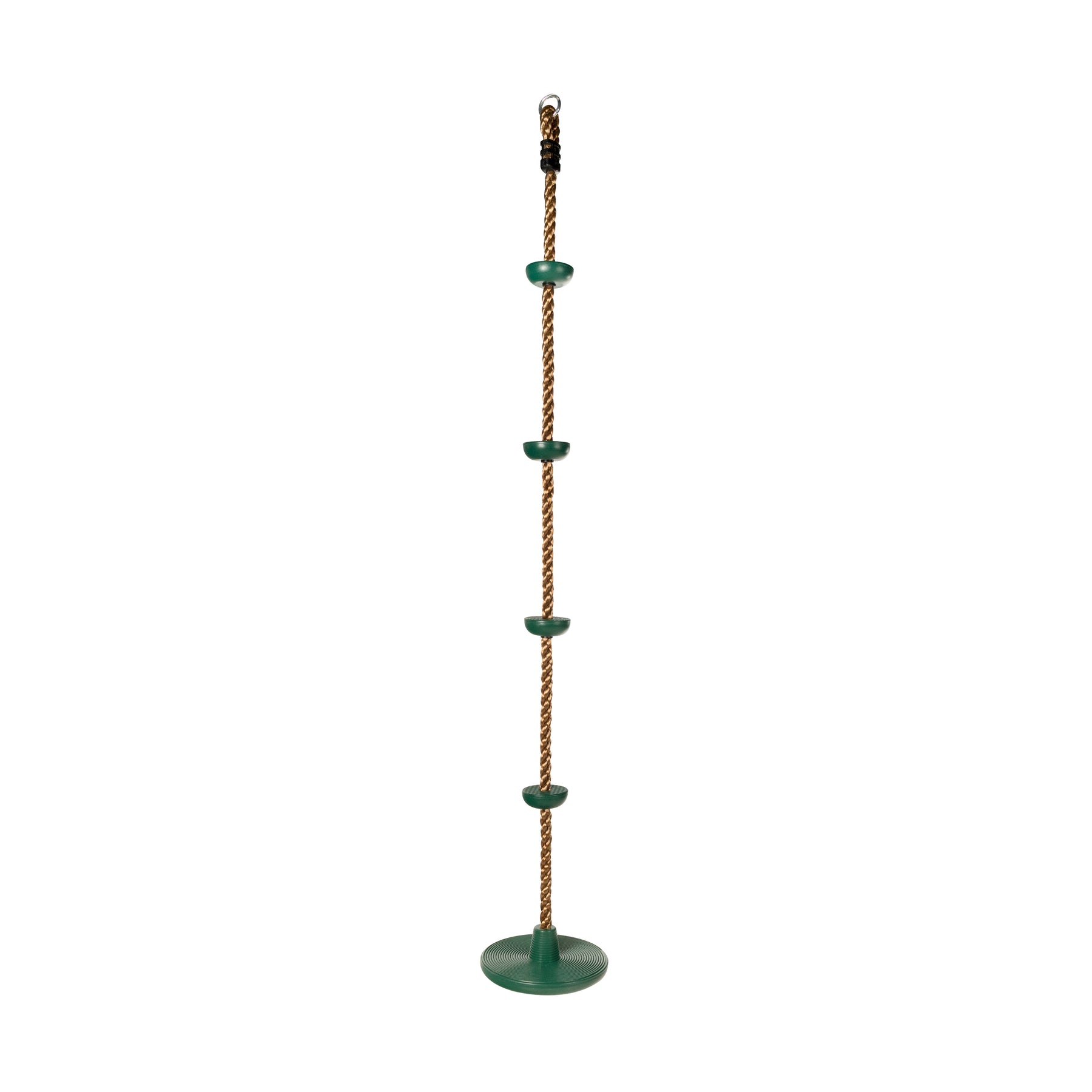 Bliss Outdoors Rope Climber Tree Swing with 6.5-foot rope, carabiner, and tree strap.