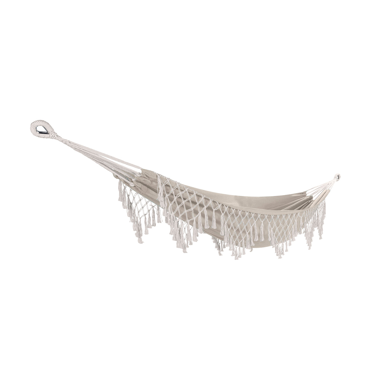 Bliss Hammocks 40-inch Wide Hammock in a Bag with Fringe.