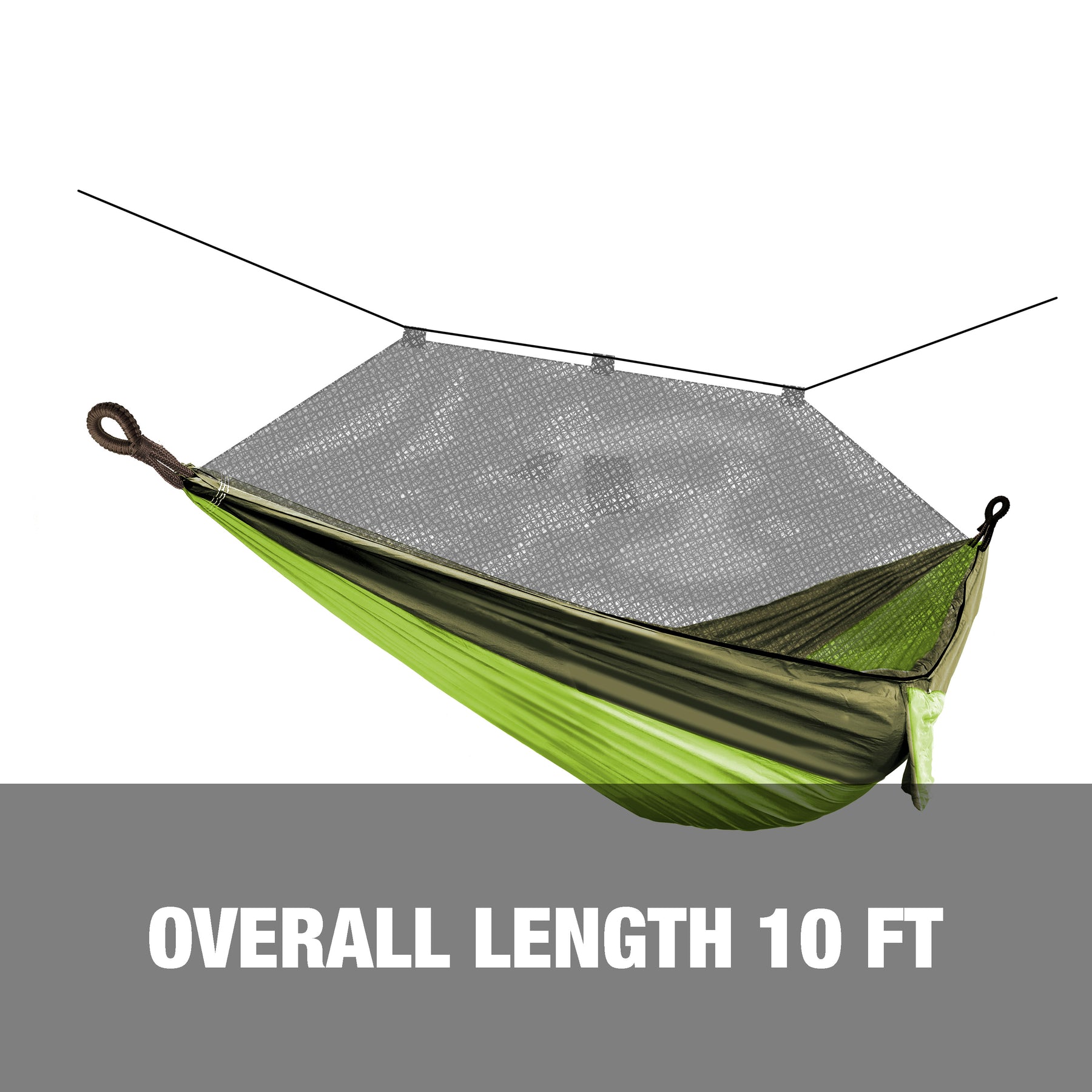 Has an overall length of 10 feet.