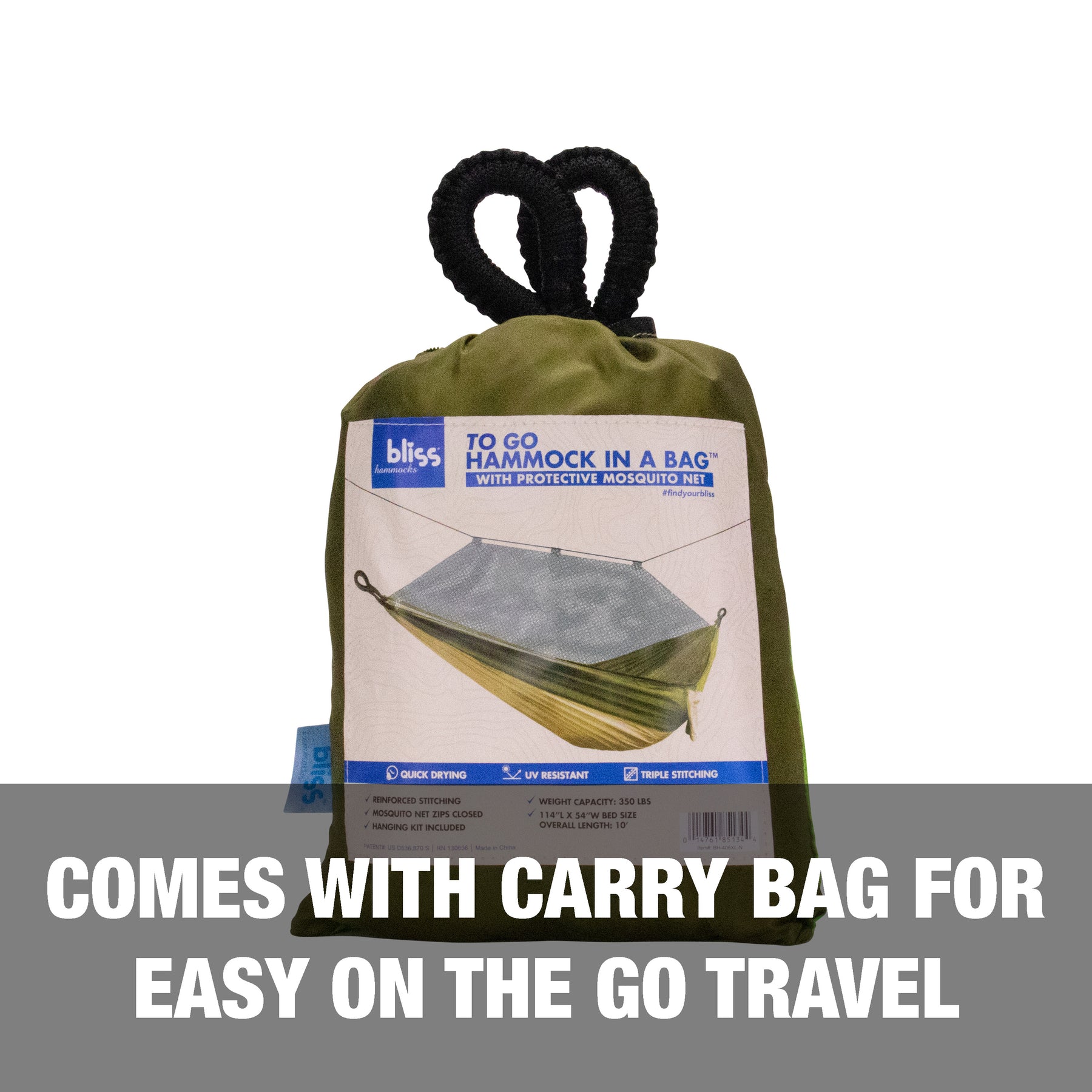 Comes with a carry bag for easy on the go travel.