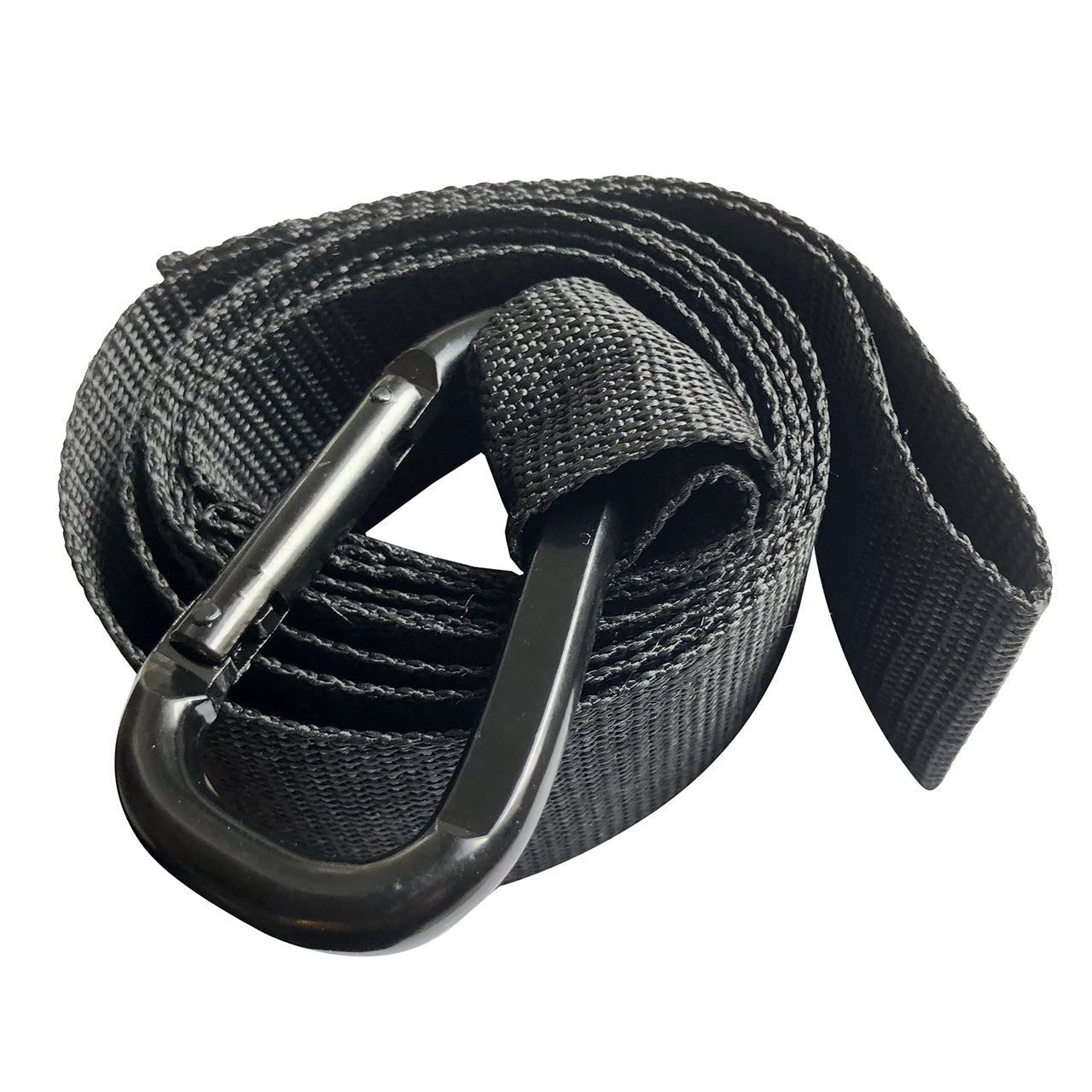 Strap and carabiner for the Bliss Outdoors Rope Tree Glider with Hanging Kit.