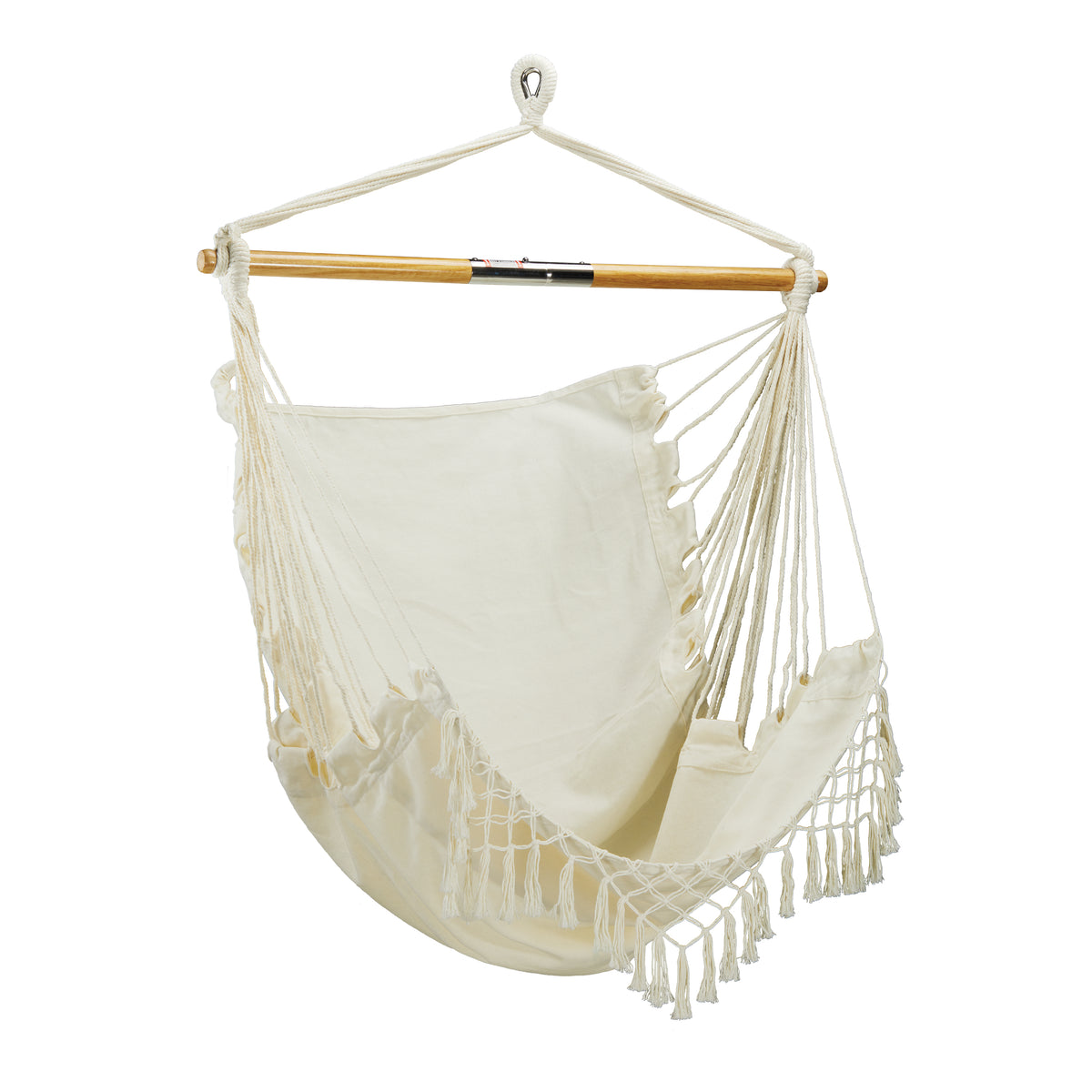 Bliss Hammocks 40-inch Island Rope Fringe Hammock Chair.