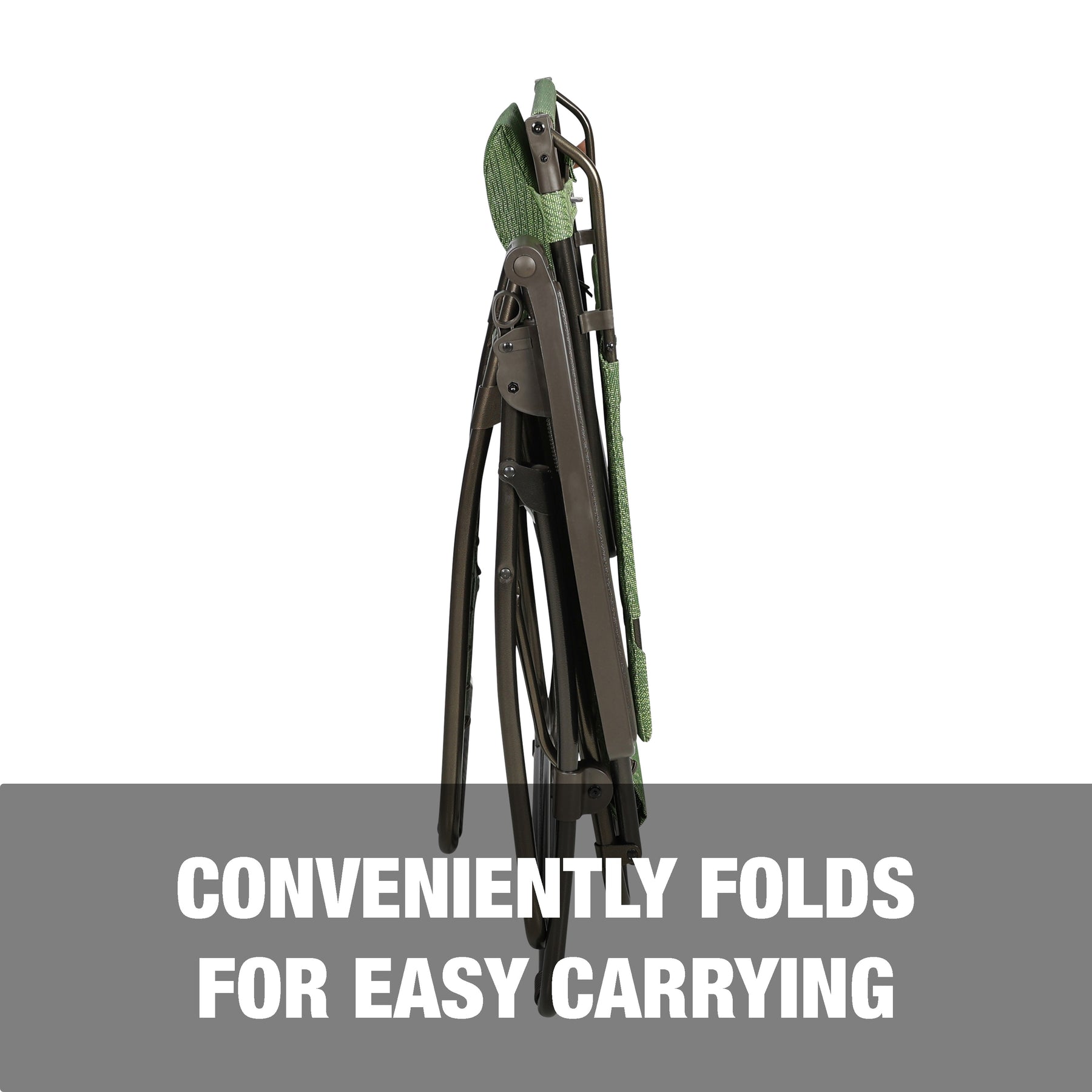 Conveniently folds for easy carrying.