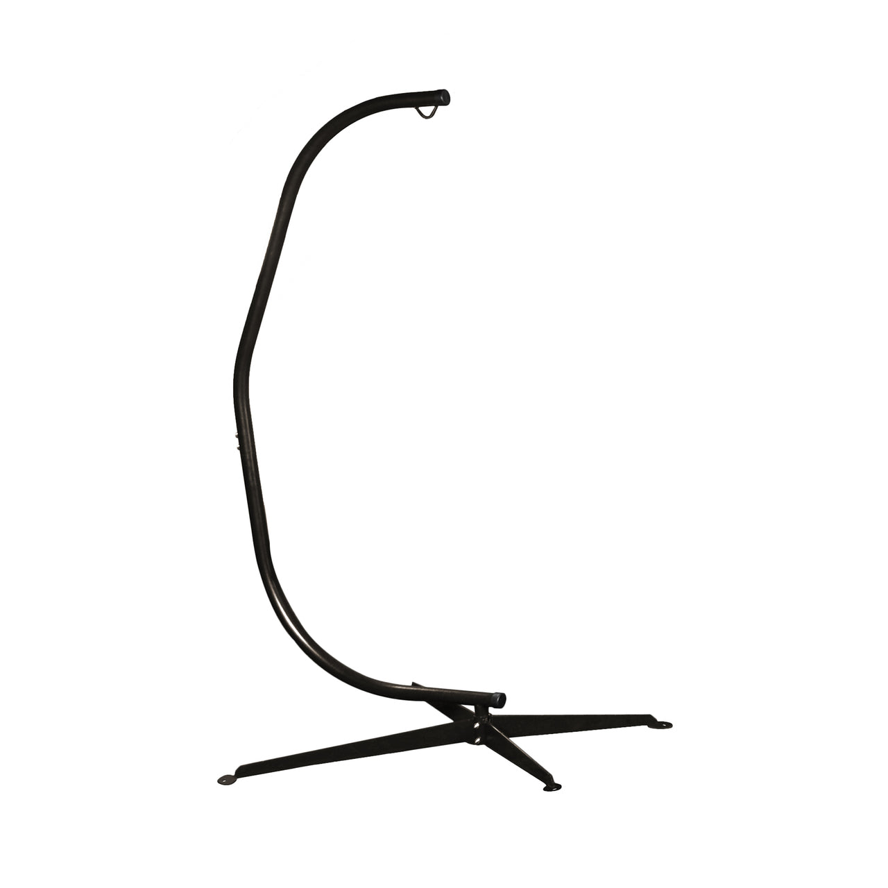 Side view of the Bliss Hammocks 84-inch Swing Chair Stand with Hanging Hook.