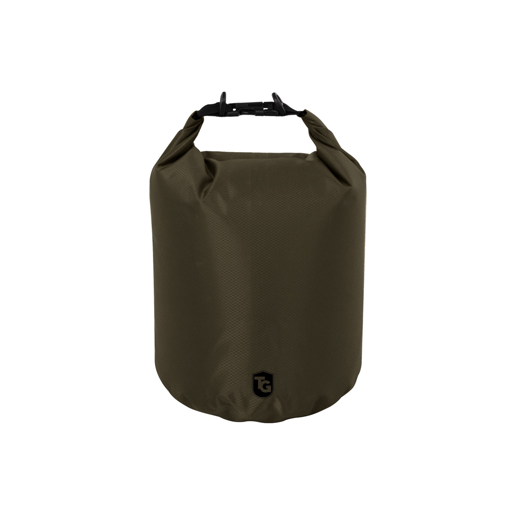 TrailGear 5 liter Heavy-Duty Dry Bag in the olive variation.