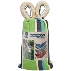 Bliss Hammocks Hammock in a Bag W/ Rope loops + Hanging Hardware + Universal Multi-Loop Suspension System | 40-in. Wide | 220 Lb. Capacity