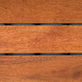 Bliss Outdoors Hardwood 6-Slat Interlocking Deck Tiles