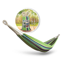 Hammock in a Bag W/ Rope Loops & Hanging Hardware | 40-in. Wide | 220 Lb. Capacity
