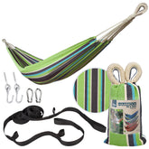 Bliss Hammocks Hammock in a Bag W/ Rope loops + Hanging Hardware + Universal Multi-Loop Suspension System | 40-in. Wide | 220 Lb. Capacity