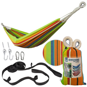 Bliss Hammocks Hammock in a Bag W/ Rope loops + Hanging Hardware + Universal Multi-Loop Suspension System | 40-in. Wide | 220 Lb. Capacity