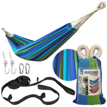 Bliss Hammocks Hammock in a Bag W/ Rope loops + Hanging Hardware + Universal Multi-Loop Suspension System | 40-in. Wide | 220 Lb. Capacity