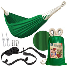 Bliss Hammocks Double Hammock in a Bag W/ Rope loops + Hanging Hardware + Universal Multi-Loop Suspension System | 60-in. Wide | 265 Lb. Capacity
