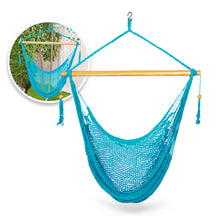 Island Rope Hammock Chair w/ Spreader Bar & Hanging Hardware | 40-in. Wide | 265 Lb. Capacity