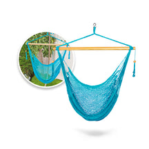 Island Rope Hammock Chair w/ Spreader Bar & Hanging Hardware | 40-in. Wide | 265 Lb. Capacity