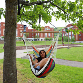 Island Rope Hammock Chair w/ Spreader Bar & Hanging Hardware | 40-in. Wide | 265 Lb. Capacity