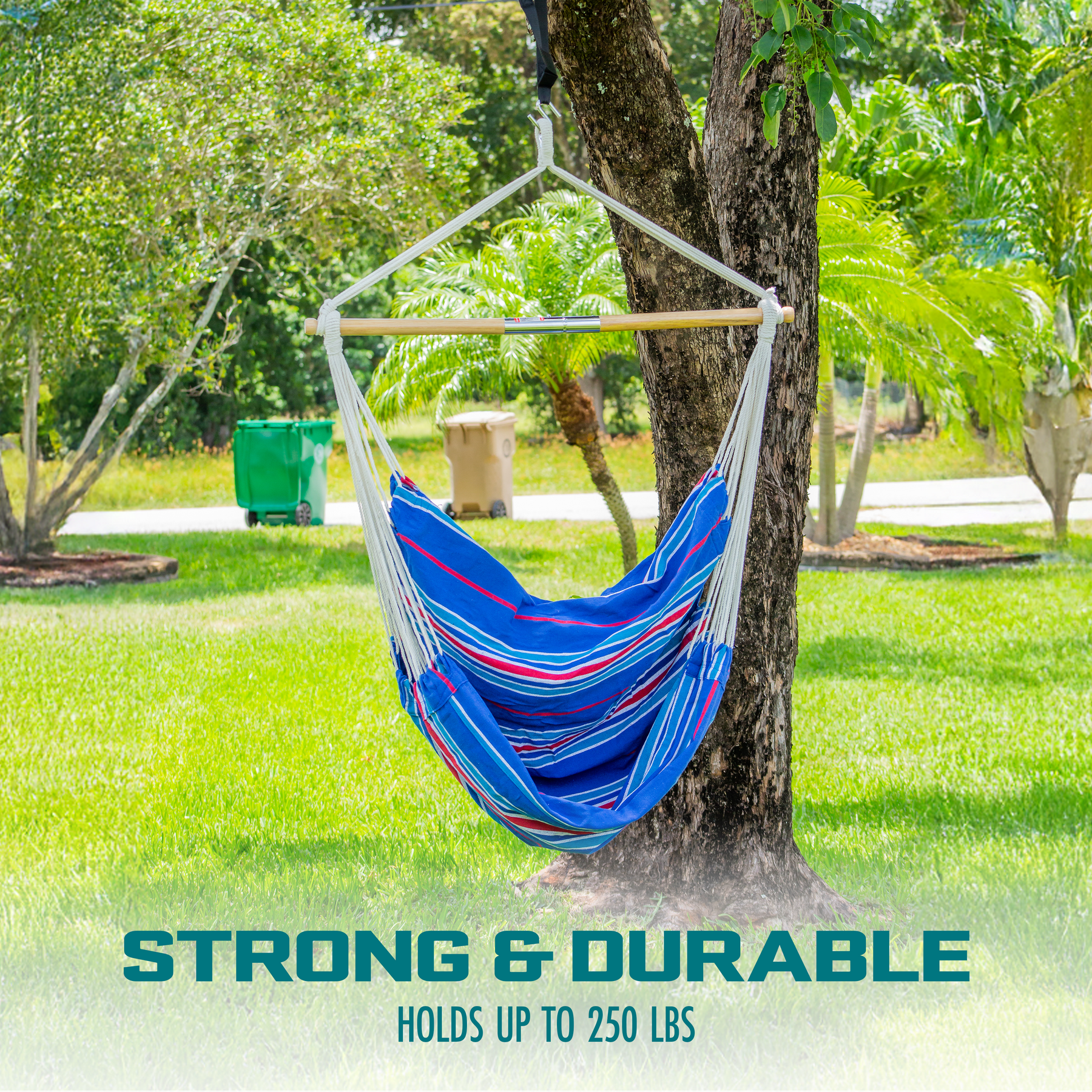Bliss Hammocks Fabric Hammock Chair Spreader Bar 250 LB Weight Cap