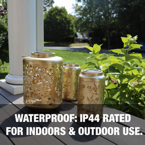 Waterproof: IP44 rated for indoor and outdoor use.