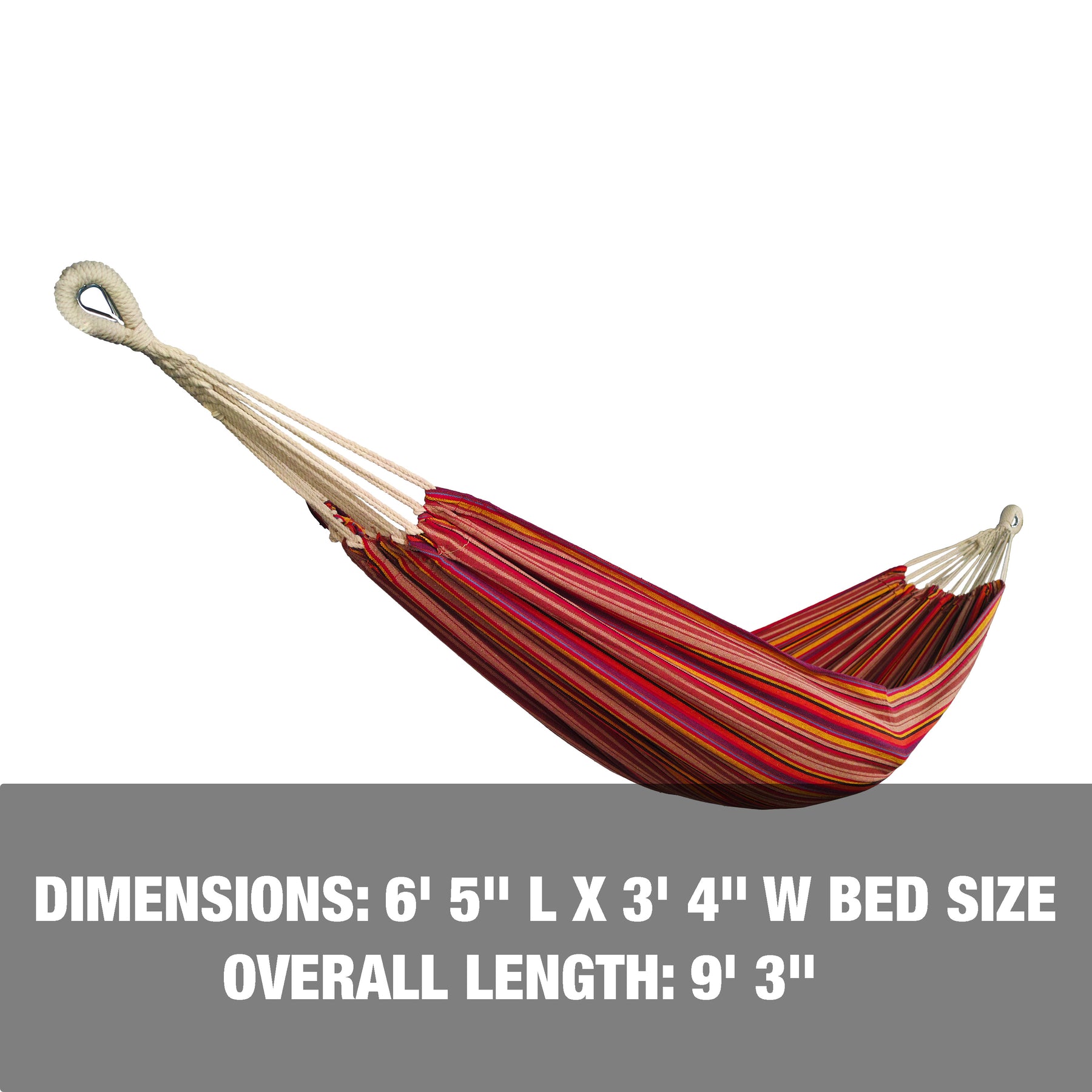 Dimensions are 6 feet and 5 inches long, 3 feet and 4 inches wide, with an overall length of 9 feet and 3 inches.