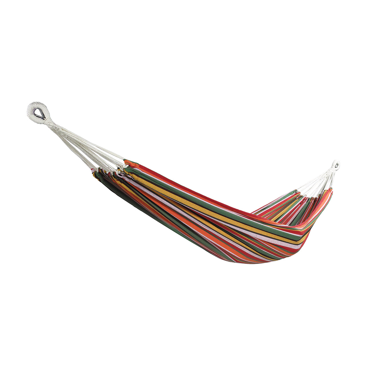 Bliss Hammocks 40-inch Wide Hammock in a Bag with Hand-woven Rope loops in the Cinco de Mayo variation.