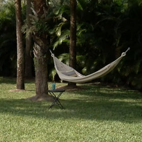 Traditional Rope Hammock w/ Braided Rope Ends & Hanging Ropes | 60-in. Wide | 350 Lb. Capacity