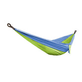 Bliss Hammocks 54-inch Extra Wide To Go Hammock in a Bag with Rip-Stop Stitching and Dual Color Fabric in the mermaid variation.