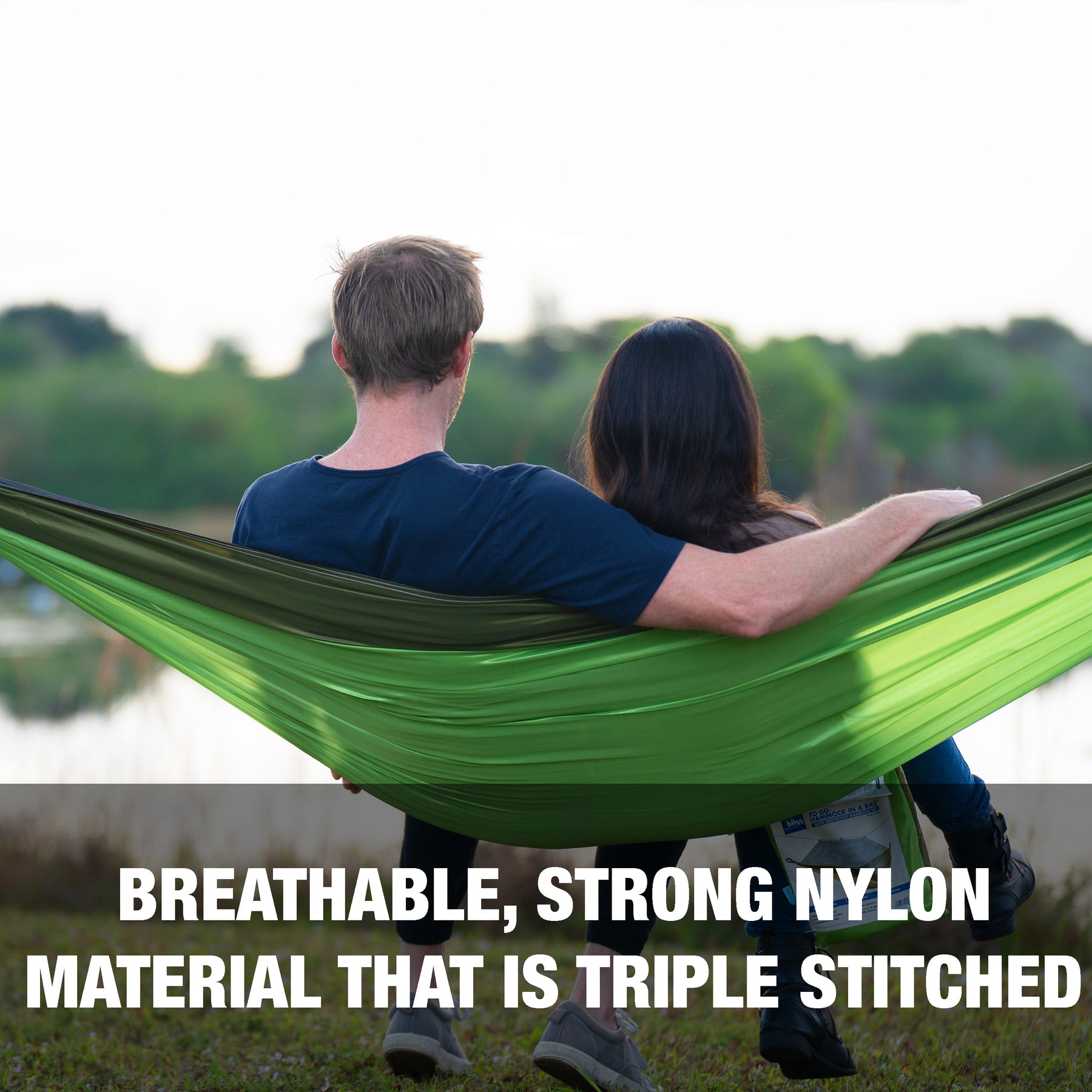 Has breathable, strong nylon material that is triple stitched.