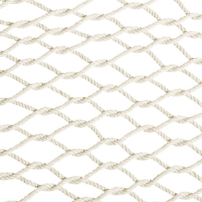 Close-up of the rope of the white hammock variation.