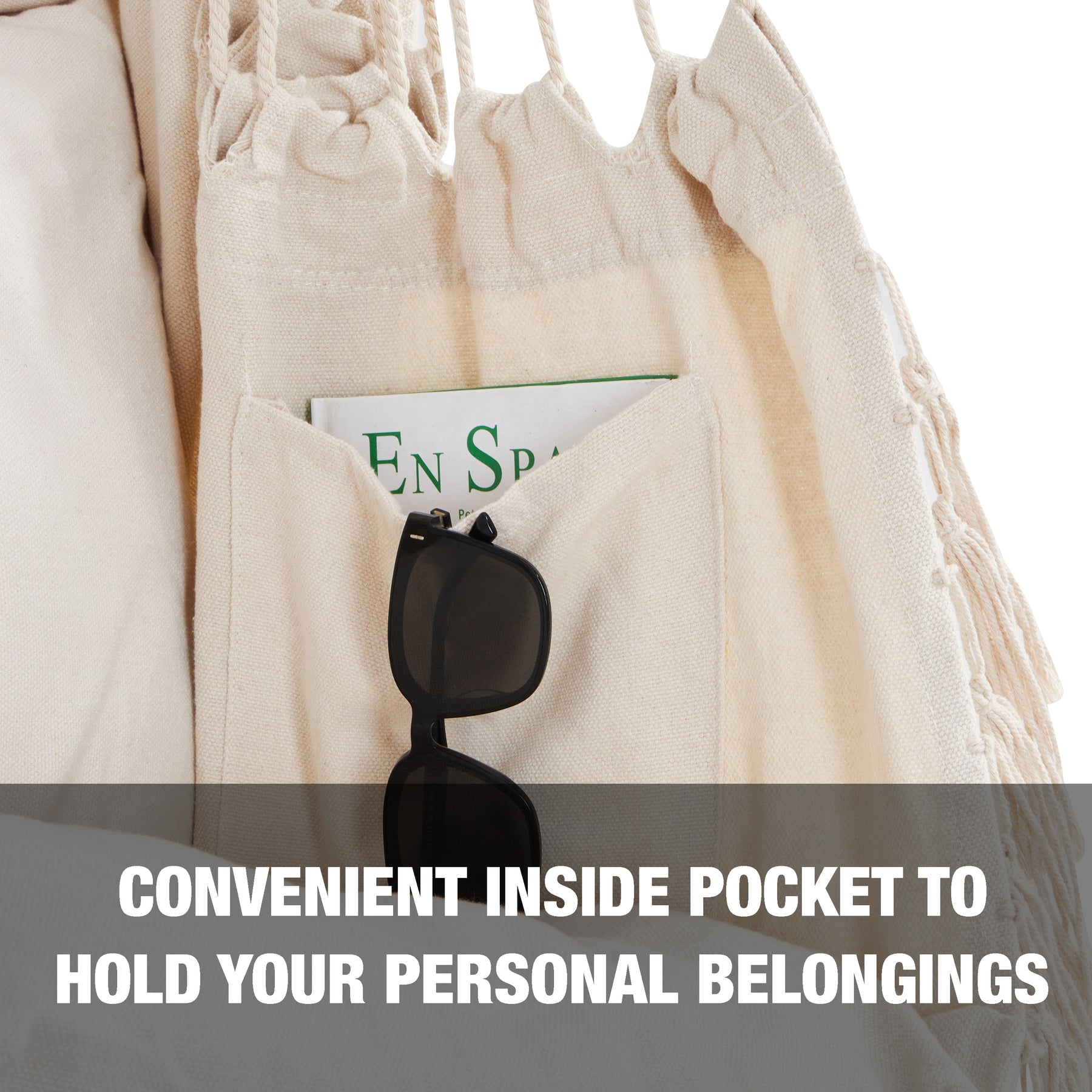 Convenient inside pocket to hold your personal belongings.