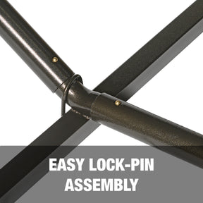 Easy lock-pin assembly.