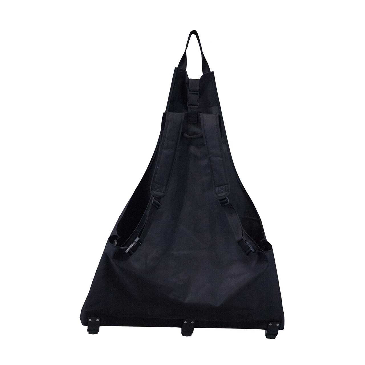 Rear view of the Bliss Hammocks Gravity Free Chair Carrying Backpack Bag.