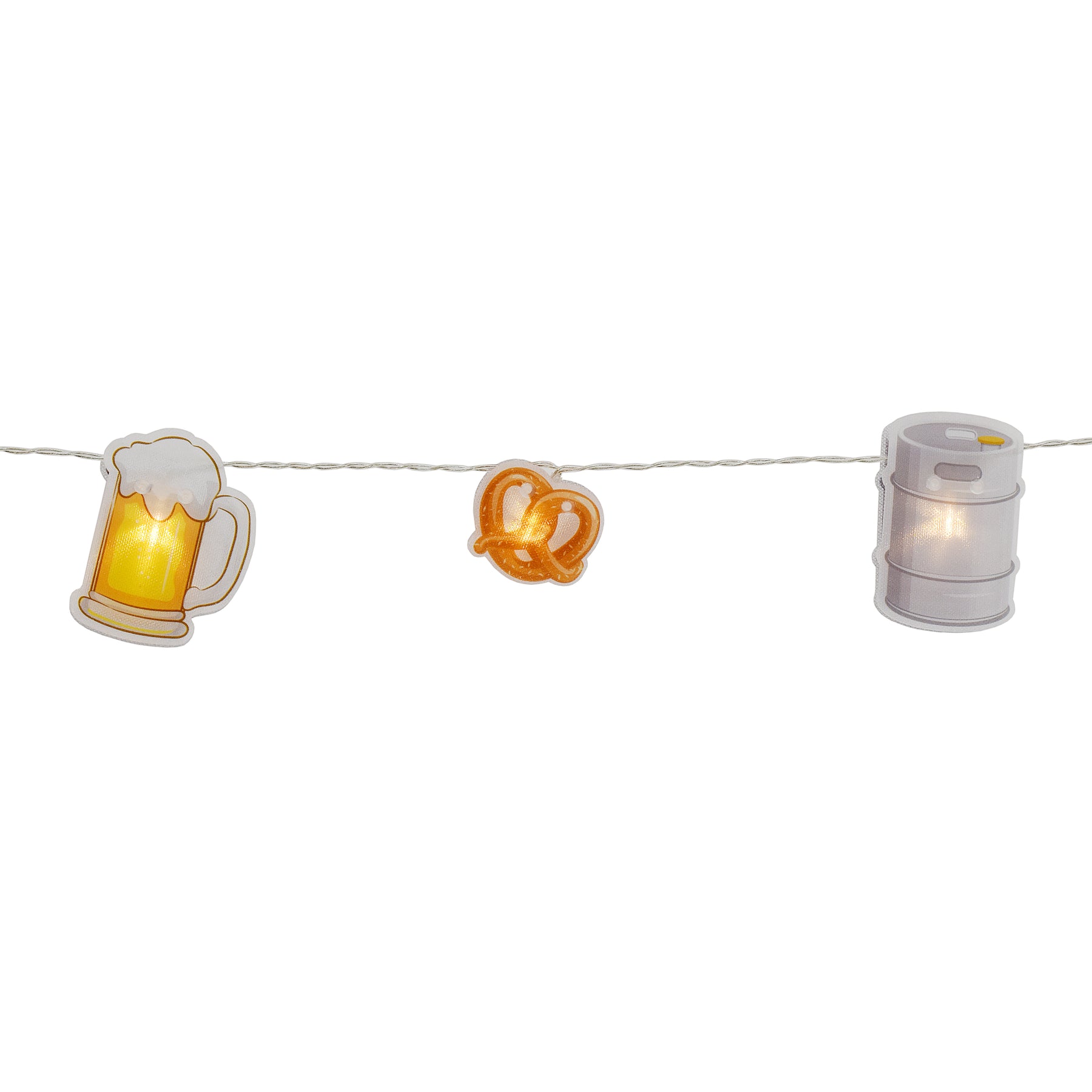 Themed String Lights w/ Hanging Clips | 12-Foot | 20 LEDs & Remote | 8 Lighting Modes w/ Timer | Waterproof IP44