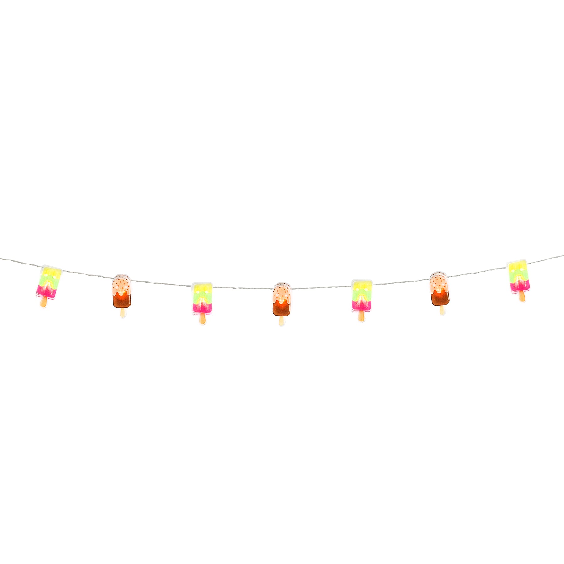 Themed String Lights w/ Hanging Clips | 12-Foot | 20 LEDs & Remote | 8 Lighting Modes w/ Timer | Waterproof IP44