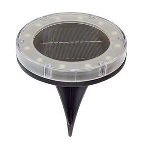 Bliss Outdoors Solar Powered Disc LED Pathway Light.