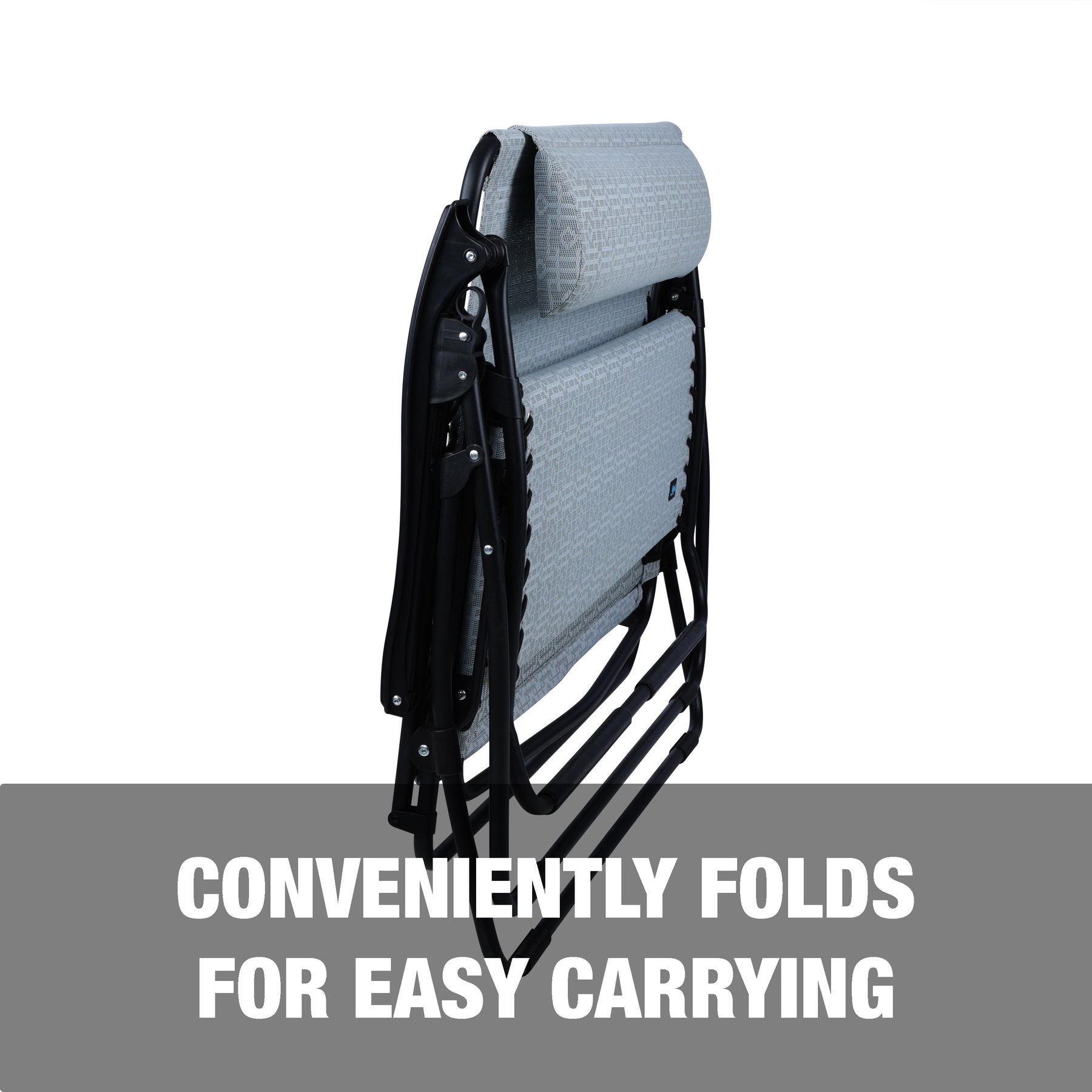 Conveniently folds for easy carrying.