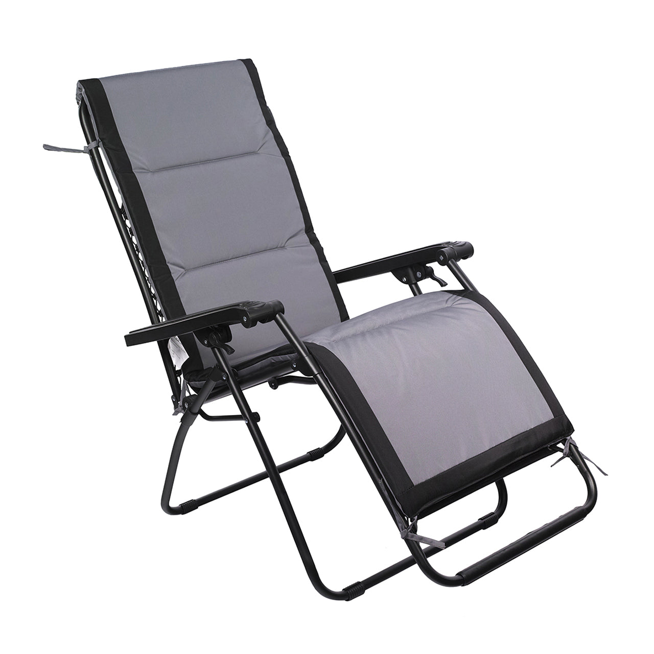 Bliss Hammocks Gravity Free Recliner Seat Cushion laid on top of a chair.