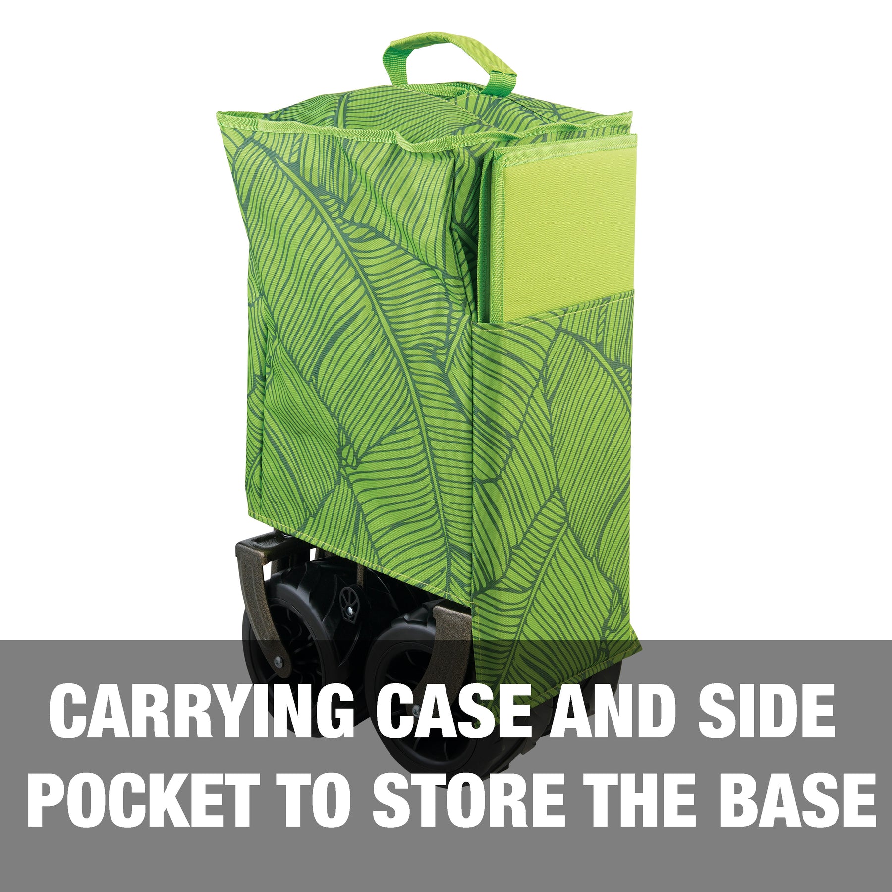 Comes with a carrying case and side pocket to store the base.