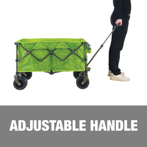 Comes with an adjustable handle.