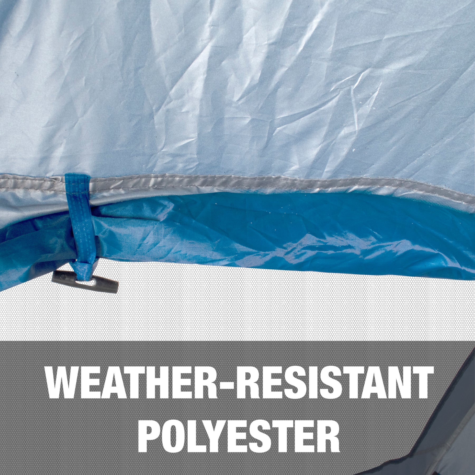 Weather-resistant polyester.