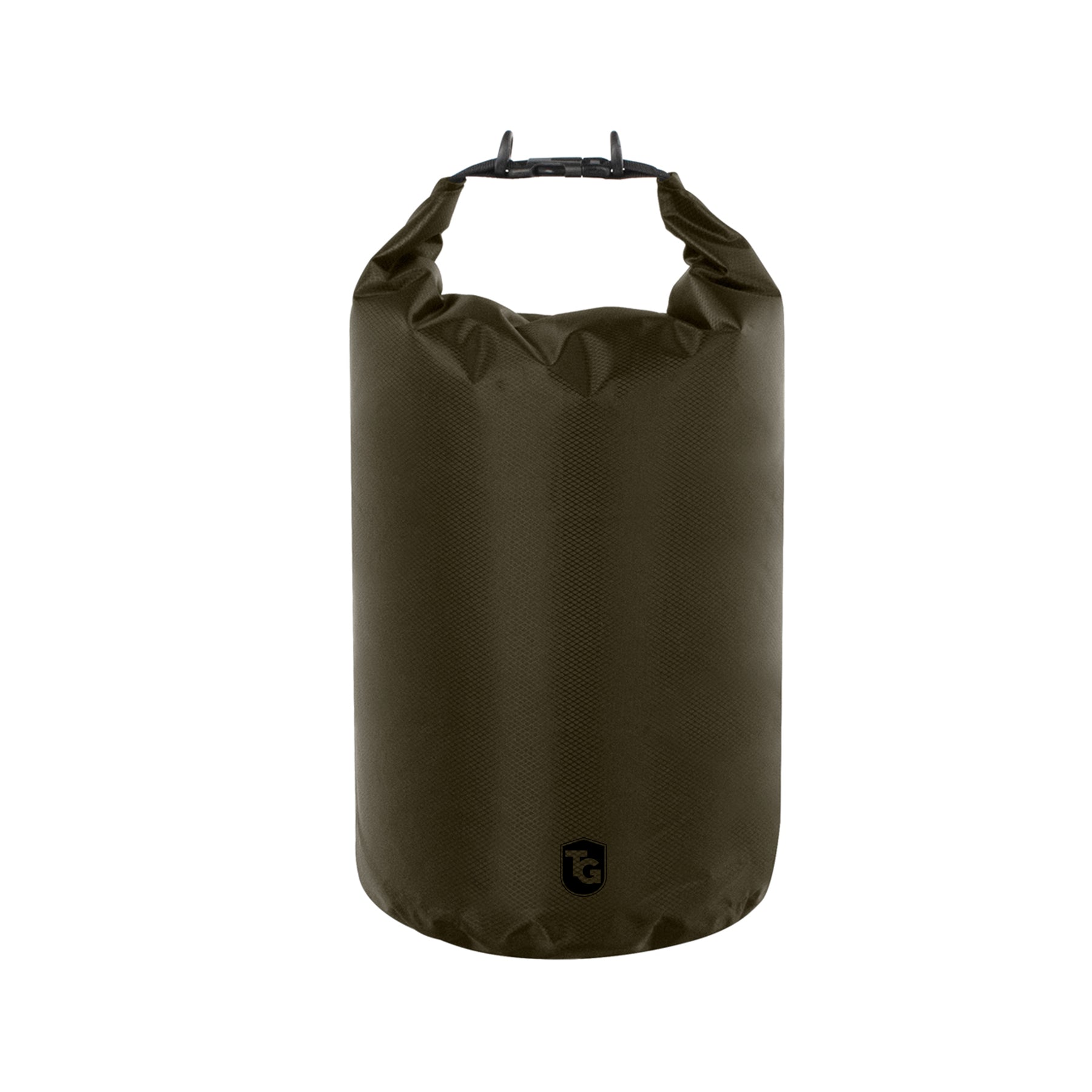 TrailGear 10 liter Heavy-Duty Dry Bag in the olive variation.