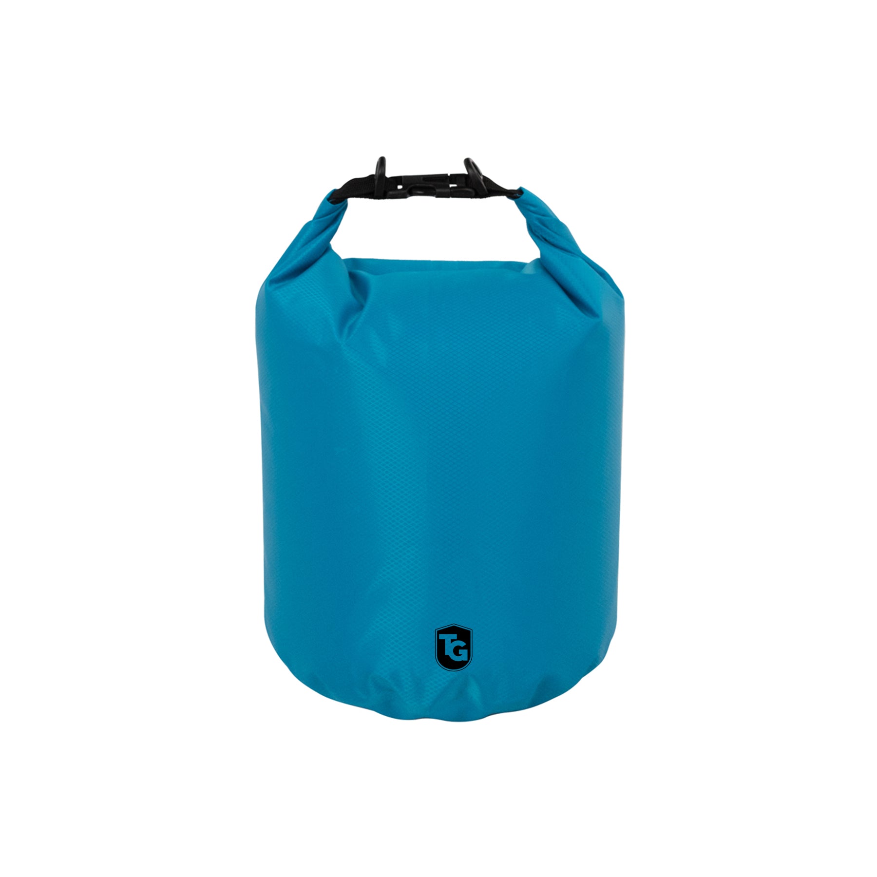 TrailGear 5 liter Heavy-Duty Dry Bag in the sky blue variation.